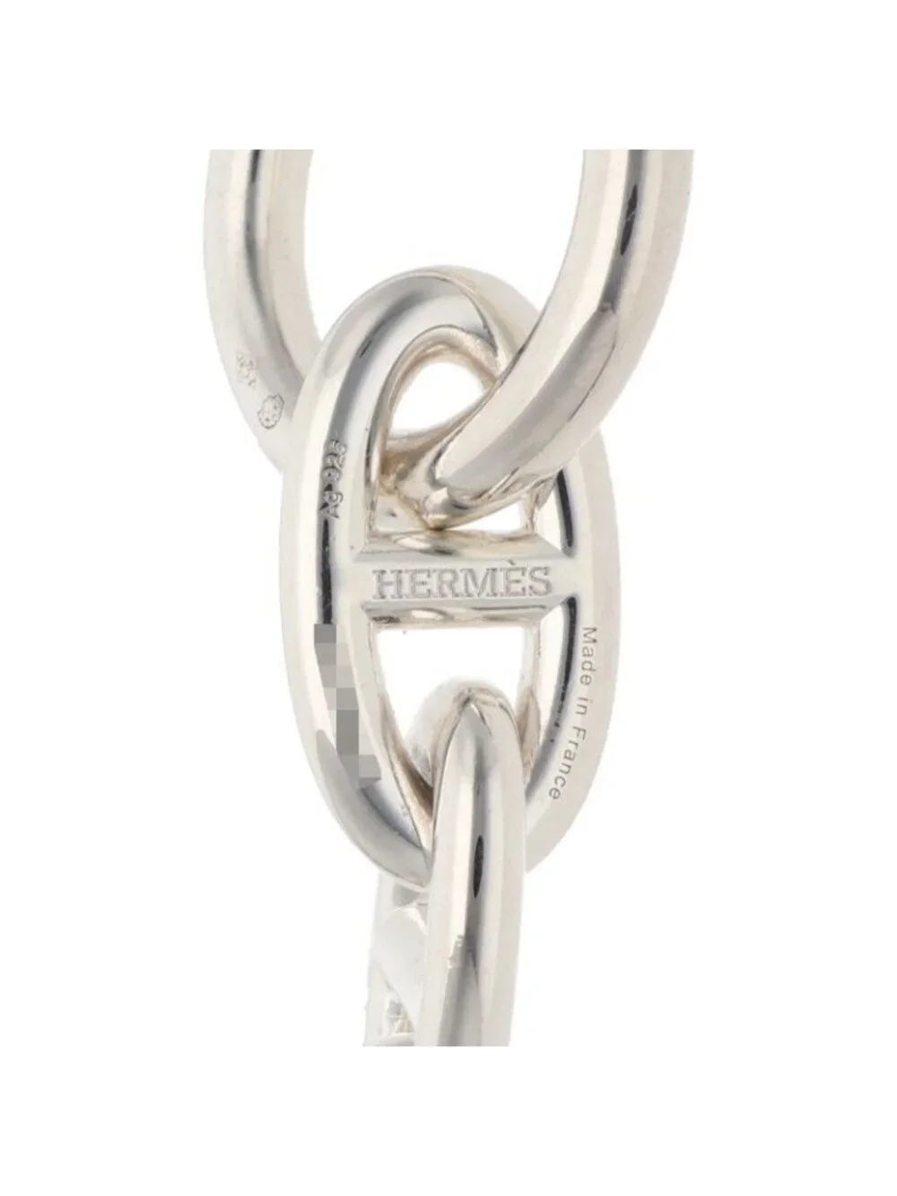 Hermes Chaine D'ancre GM Silver Bracelet